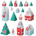 KALENDARZ adwentowy domki