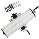 Рабочий стол с тремя Т-образными пазами и регулируемыми компонентами.