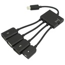 С функцией зарядки переключателя OTG Micro-USB HUB One Drag Four Mobile Phone