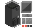 POKRYWA FILTRA Przeciwpyłowego do Xbox Series X