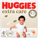 Подгузники HUGGIES Extra Care 4 (8-16кг) 180 шт