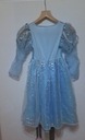 Błękitna sukienka ELSA Elza rozmiar 122 błękitna Rozmiar (new) 122 (117 - 122 cm)