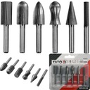 КОНЦЕВЫЕ ФРЕЗЫ ПО МЕТАЛЛУ 6 ММ 6 ШТ. ЗАКАЛЕННАЯ HSS 4241 YATO