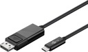 Кабель-переходник Goobay USB-C — DisplayPort DP, 1,2 м
