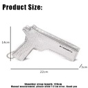 Dámska taška cez rameno YoReAi New 3D Gun Shaded Chains Hlavná tkanina polyester