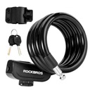 ВЕЛОСИПЕДНЫЙ ЗАМОК ROCKBROS BIKE SECURITY С КЛЮЧОМ 1,1М