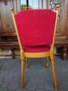 Krzesło pokojowe salonowe drewniane design Głębokość produktu 44 cm
