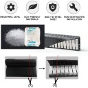 10M OVERLAY DEFENSIVE KRAWEDZI TRUNK DOOR CAR U FORM SEALING MATERIALS RUBBER BLACK  photo 12