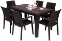 стол из техноротанга GARDEN FURNITURE URANO с 6 стульями