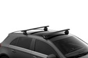 Thule 7107 EVO WINGBAR Алюминиевый багажник на крышу, ЧЕРНЫЙ