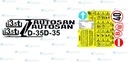 Наклейки на прицеп Autosan D-35