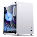 Серебристый корпус для компьютера Golden Field Mate Q1 ATX LED GAMING MIDI TOWER
