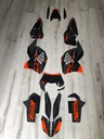 KTM EXC 08-11 okleina BLACK GRAY z ITALII CUBAMOTO