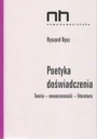 POETYKA DOŚWIADCZENIA RYSZARD NYCZ EBOOK