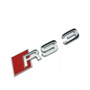 INSIGNIA EMBLEMA LOGOTIPO AUDI RS3 PLATEADO LUSTRE 