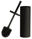 ЩЕТКА ДЛЯ ВАННОЙ ТУАЛЕТА ЗАКРЫТАЯ ОТДЕЛЬНО СТОЯЩАЯ ЧЕРНАЯ