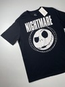 Pánske čierne tričko The Nightmare Before Christmas DISNEY veľ. L Výstrih okrúhly