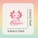 Наклейки Аксолотл 50 шт мотиваційні вліпки Kawaii чарівні тварини