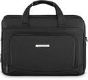 Деловая сумка для ноутбука 15,6 черная, портфель на плечо для документов ZAGATTO