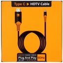 Kabel USB C do HDMI 2.0 2M UHD 4K/60Hz MHL MacBook