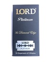Лезвия для бритья Lord Platinum Blades в упаковке 50 шт.