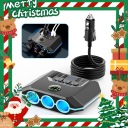 АДАПТЕР АВТО 7W1 ROZGALEZNIK ГНІЗДА ПРИКУРЮВАЧА 120W 12 24V USB LED (СВІТЛОДІОД)  (17857779290) фото min 13