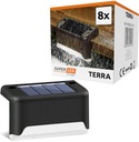 8x Lampa SOLARNA schodowa Ogrodowa LED na Schody Taras SuperLED