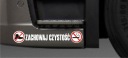 Наклейка для грузовых автомобилей Keep Clean автобусов MODELS xl