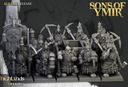 Гномы-шахтеры - x17+x3CMD - Highlands Miniatures
