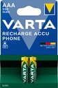 2x АККУМУЛЯТОР ДЛЯ ТЕЛЕФОНА VARTA AAA 550 МАЧ