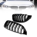 VERS BMW 4ER F32 F33 F36 2014-2016 GRILLE GRILLES NOIR BRILLANT 51137294813photo 4