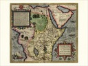 Карта СЕВЕРНАЯ АФРИКА 60x80см 1592 г. М38