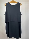 Pletené šaty čierne bavlna VENUS XL/XXL Veľkosť XL/XXL
