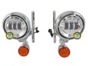 PHARES LED 4,5 POUCES LATÉRAL ABAT-JOURS I POIGNÉES VERS HARLEY ÉLECTRICITÉ ROAD KINGphoto 8