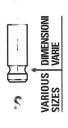 SOUPAPE ÉCHAPPEMENT R6646/RNT FRECCIA CHEVROLET OPELphoto 1