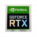 025k Наклейка nVidia GEFORCE RTX 18 x 18 мм