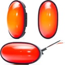 СВЕТОДИОДНЫЙ ЗАДНИЙ ГАБАРИТНЫЙ ФОНАРЬ КРАСНЫЙ НЕОНОВЫЙ ОТРАЖАТЕЛЬ