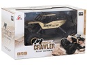 Auto na diaľkové ovládanie na RC diaľkové ovládanie Rock Crawler 1:12 4WD METAL čierna Rozsah frekvencie 2400 MHz