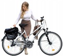 Женский велосипед ALUMINIUM TREKKING, 28 см, белый, кофр SHIMANO ALTUS