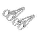2 SZT. КРІПЛЕННЯ ФАРИ MOTOCIKLINIO 33 DO 41MM СРІБНИЙ ВИЛКА MJ  (18036259261) фото min 5