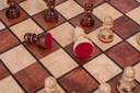 КВАДРАТ - АМБАСАДОР Мини деревянные шахматы - Дуб