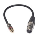 Адаптер микрофона RCA Female — XLR RCA F — XLR F