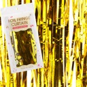 ФОЛЬГА ШТОРА ЗОЛОТО УКРАШЕНИЕ НОВЫЙ ГОД СВАДЕБНЫЙ ФОН ФОТОКАБИНА НОВЫЙ ГОД