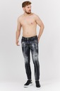 DSQUARED2 - Čierne džínsy SUPER TWINKY JEAN 54 Strih iný