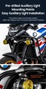 LOBOO ЗАЩИТА / ДУГИ ВЕРХНИЙ DO BMW F900GS (2024-) ЧЕРНЫЕ  фото 4