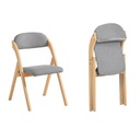 Деревянные складные стулья Стул для приемной и обеденного стола с подушкой FST92-Nx4