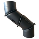 КОЛЕНО ВЫХЛОПНОГО ТОПЛИВА, регулируемое, 4 сегмента, диаметр 160