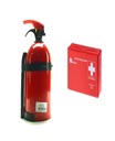 Аптечка первой помощи и комплект автомобильного огнетушителя