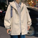 2023 New Fashion Loose Hooded Jacket Men Breathabl Waga produktu z opakowaniem jednostkowym 1 kg