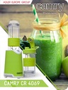 BLENDER KIELICHOWY DO KOKTAJLI SMOOTHIE MIKSER ZIELONY 800W + 2 BIDONY Rodzaj regulacji obrotów brak